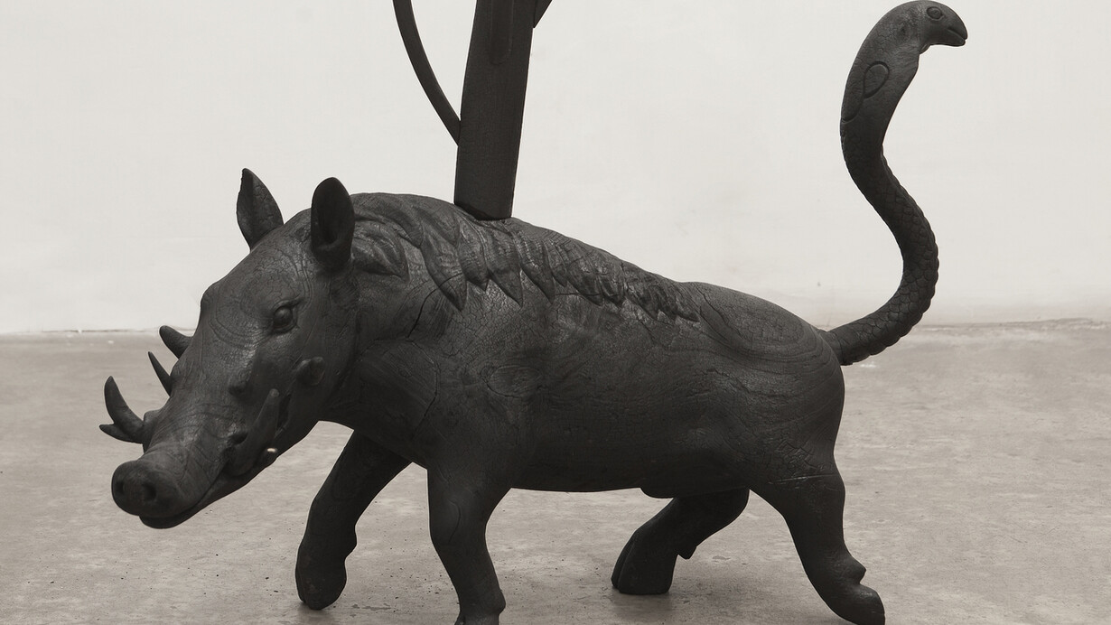 Cang Xin b. 1967, Exotic Flowers and Rare Herbs—No. 93 (detail), 2010, Wood and charcoal, 179 x 143 x 70 cm
(70 1/2 x 56 1/4 x 27 5/8 in.)