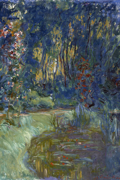 Claude Monet, Coin de l’étang à Giverny (détail), 1917. Avec l'aimable autorisation du Musée Marmottan Monet