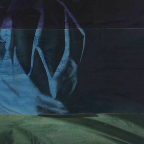 David Salle, Ghost 13, 1992, Ink on photosensitized linen, 85 x 75 inches, 215.9 x 190.5 cm