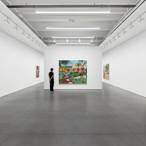 Hilary Pecis, Warm rhythm, exhibition view. Courtesy of David Kordansky Gallery