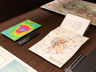 AMO/OMA, Diagrammi, vista della mostra. Per gentile concessione di Fondazione Prada