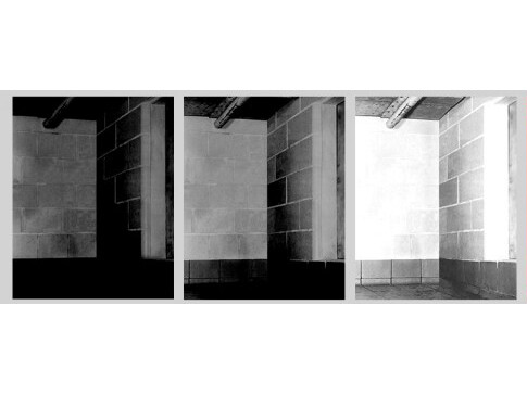 Jonathan Calm, "Jaguar Chamber", 2013 archival pigment print 20 x 96 inches Edition of 5. Courtesy of LMAKprojects, NY