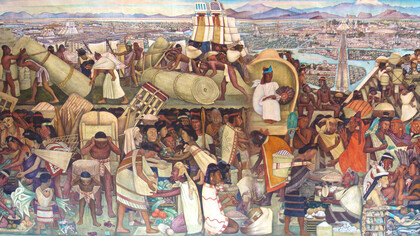 Diego Rivera, La gran Tenochtitlán (1945)