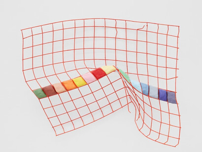 Franck Scurti, Grids of life, exhibition view. Courtesy of Meessen