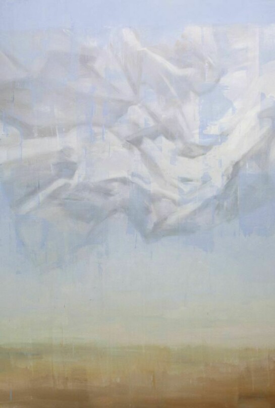 Joseph Adolphe, The Secret, 2013, Oil on Canvas, 96" x 80"