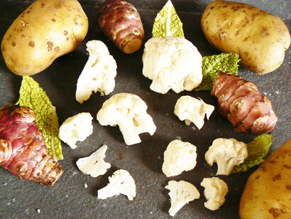 Cavolfiore, patate e topinambur