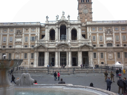 Basilica di Santa Maria Maggiore, prospetto principale, Ferdinando Fuga, 1741-43. Foto di Roberto Luciani