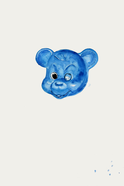 Pierre Ardouvin, Phrase, 2018 aquarelle et crayon sur papier, 80 x 60 cm (31 1/2 x 23 5/8 in)