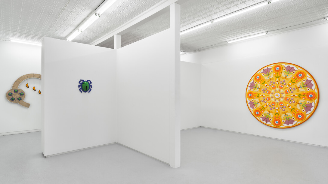 Chris Bogia, Fire island sun, exhibition view. Courtesy of Mrs.