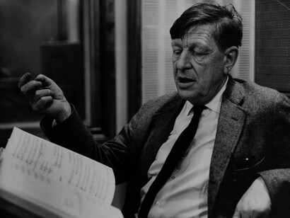 Author W.H. Auden reading