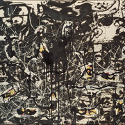 Jackson Pollock, 1912-1956, Yellow Islands, 1952, Oil paint on canvas, support: 1435 x 1854 mm © The Pollock-Krasner Foundation ARS, NY and DACS, London 2015
