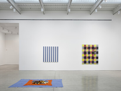 Installation view of "Matters of Pattern" at Skarstedt, Chelsea