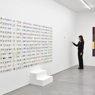 Peter Fillingham, Basil dress, vue d’exposition. Avec l’aimable autorisation de la Galerie Marian Goodman