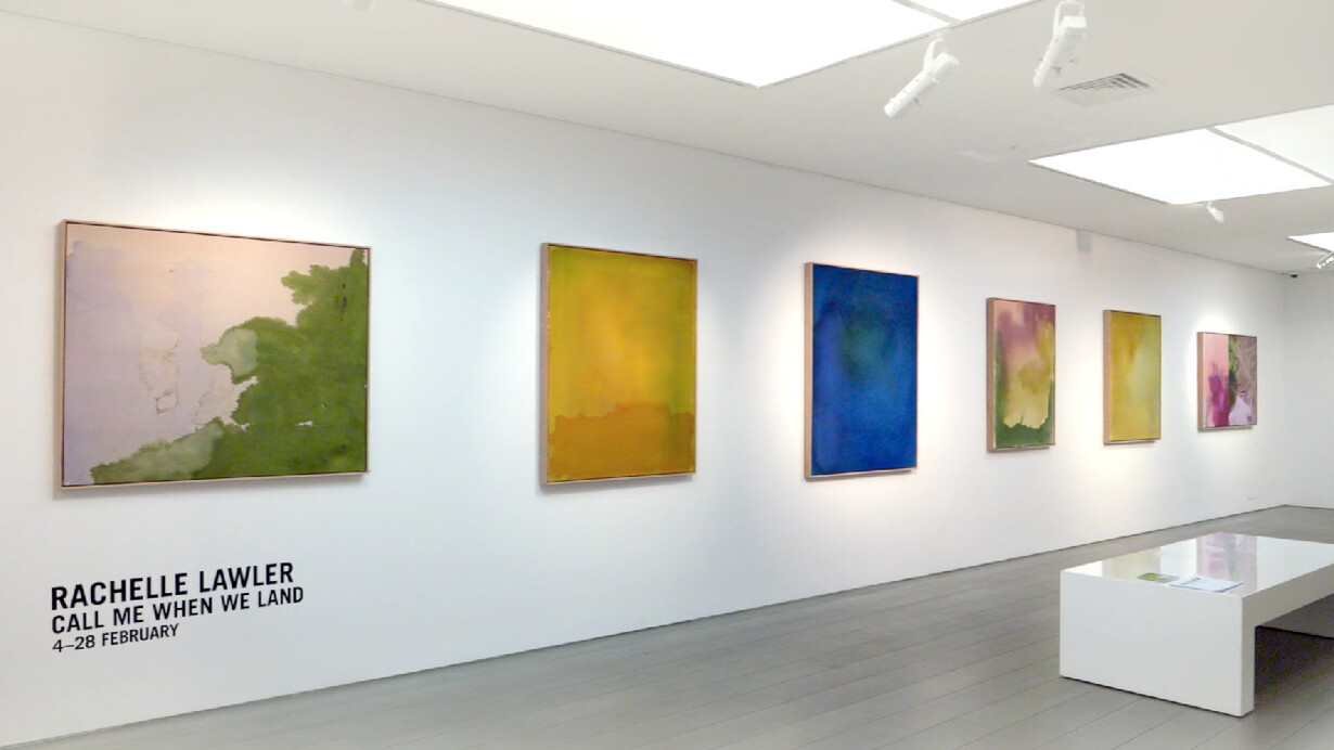 Rachelle Lawler, Call me when we land, exhibition view. Courtesy of Olsen Gallery