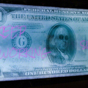 You Can't Eat Money. Courtesy of Oliver Cole Gallery