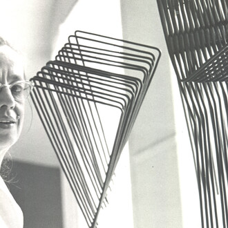 Porträt von Gego, Museo de Bellas Artes, Caracas, 1962. Mit freundlicher genehmigung des Zentrum Paul Klee