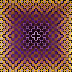 Vasarely. Courtesy of Centre Pompidou
