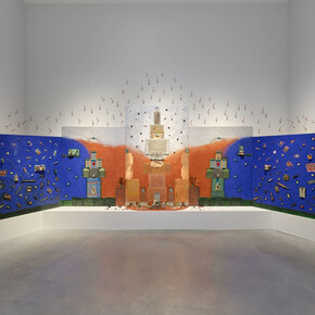 Betye Saar, Mojotech, exhibition view. Courtesy of Roberts Projects