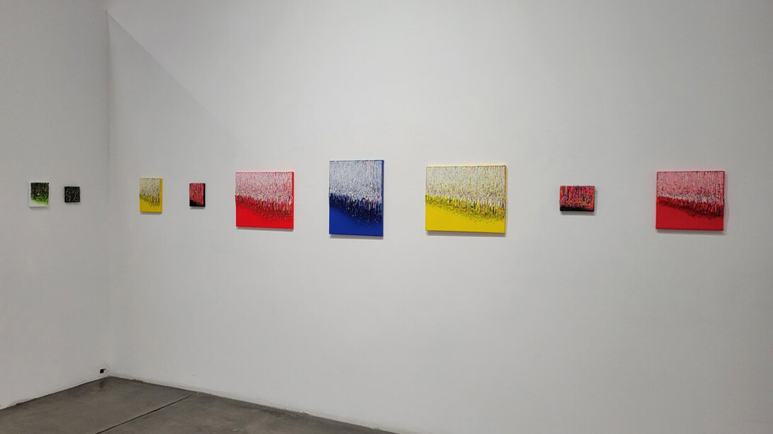 Kur Kyung-Ae, The moment color breathes, exhibition view. Courtesy of Galerie XII L.A.