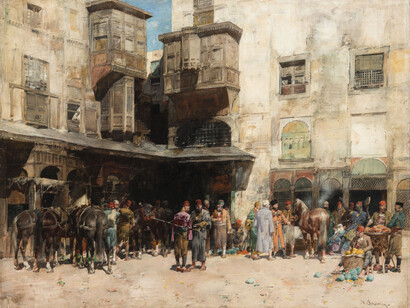 Alberto Pasini, Mercato Turco. Courtesy of GAMManzoni