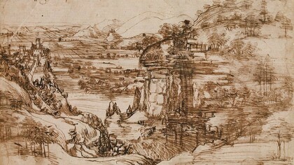 Leonardo da Vinci, Disegno paesaggistico