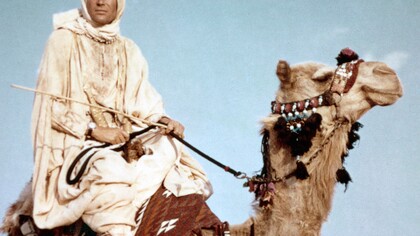 Peter O'Toole como Lawrence de Arabia