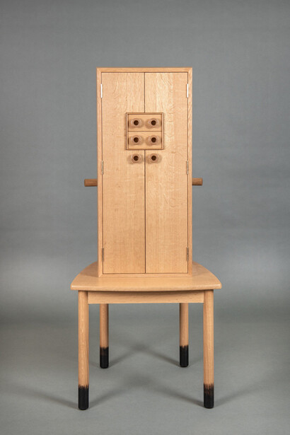 John Dunnigan, Seated cabinet, 2024. Courtesy of Gallery Naga