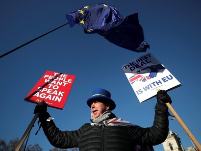 Un defensor de permanecer en Europa: el »«brexit» ha generado una evidente polarización de la sociedad británica, especialmente la inglesa