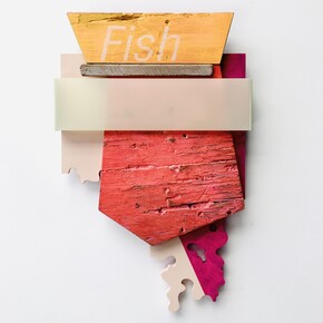 Andrés Ferrandis
Fish, 2020
Acrylic on wood, polyester, objet
trouvé and aluminum
20.5 x 13 x 2.3"
52.1 x 33 x 5.7 cm