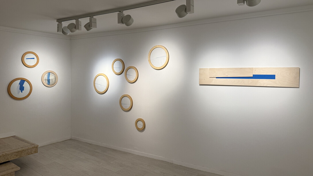 Ferenc Forrai, Waterline, exhibition view. Courtesy of Várfok Gallery