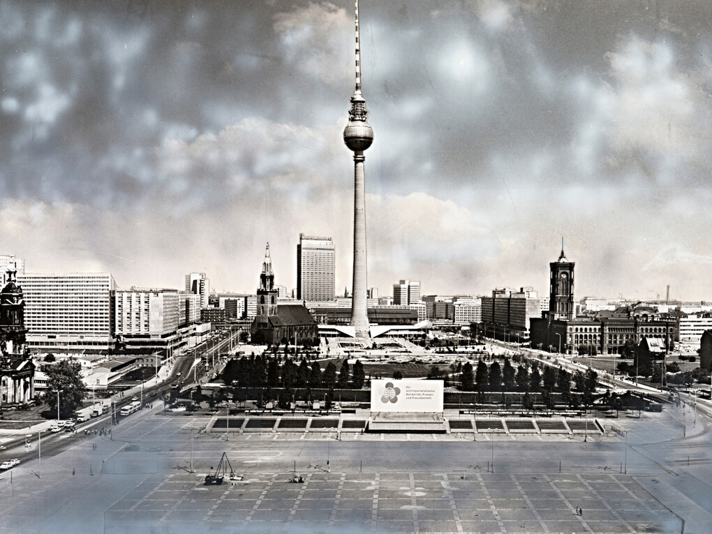 Architektur der Sechziger, Dieter Urbach, Panorama Zentrum Ost Berlin, Detail