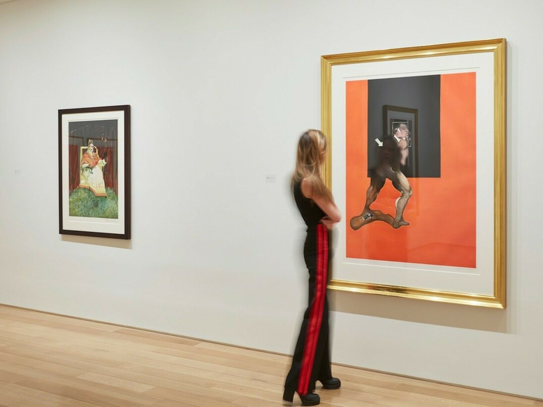 Bacon and Freud, Exhibition view. Courtesy of Marlborough Graphics