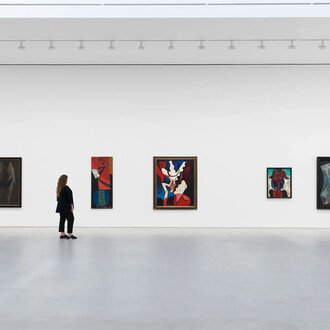 Francis Picabia, Eternal beginning, exhibition view. Courtesy of Hauser & Wirth Gallery