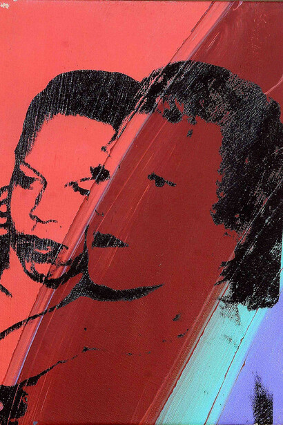 Andy Warhol, Ladies and Gentlemen, 1975, acrilico su tela, 35.2x28cm