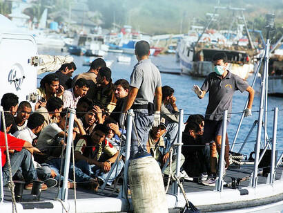 Migranti. Lampedusa, Italia