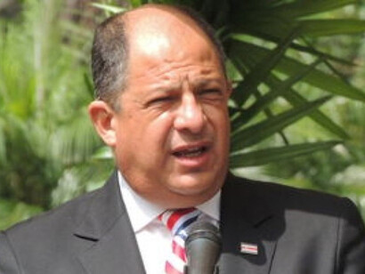 Luis Guillermo Solís, presidente saliente