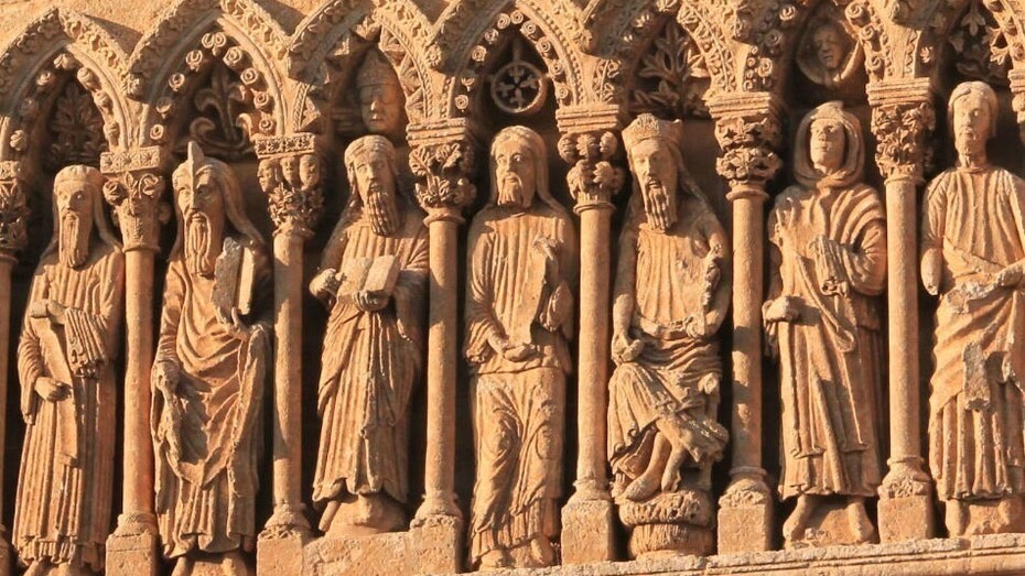Ciudad Rodrigo (Salamanca). La fachada de la Catedral de Santa María