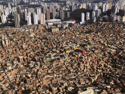 Paraisópolis, uno de los barrios más pobres de Sao Paulo, Brasil