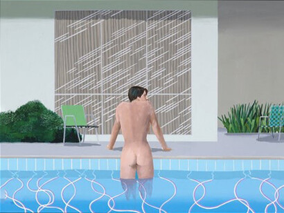David Hockney, Peter Getting Out of Nick's Pool (1966)