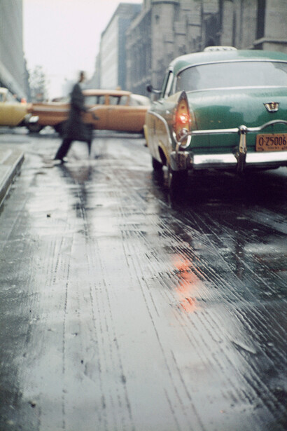 Saul Leiter, Untitled, undated. Con l' gentile concessione di Anna Defrancesco