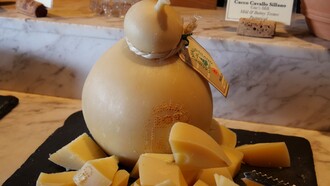 La produzione del caciocavallo in Puglia segue antiche tradizioni, utilizzando latte vaccino fresco proveniente da allevamenti locali