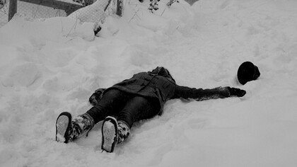 Robert Walser muerto sobre la nieve