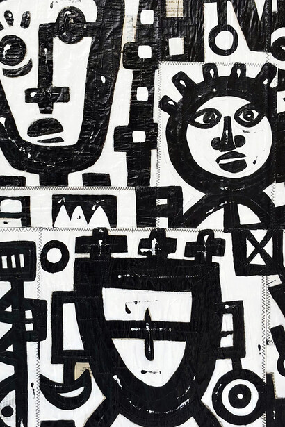Sharon Kerry-Harlan, Ancestral line. Courtesy of Claire Oliver Gallery