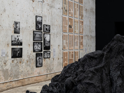 Various artists, Darkness visible: the long shadow of dictatorship, exhibition view. Courtesy of Museo de Arte Moderno de Buenos Aires