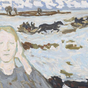 Olga Terri, Suletud (Fermée) (detail), 1948. Courtesy of Musée d’Art Moderne de Paris