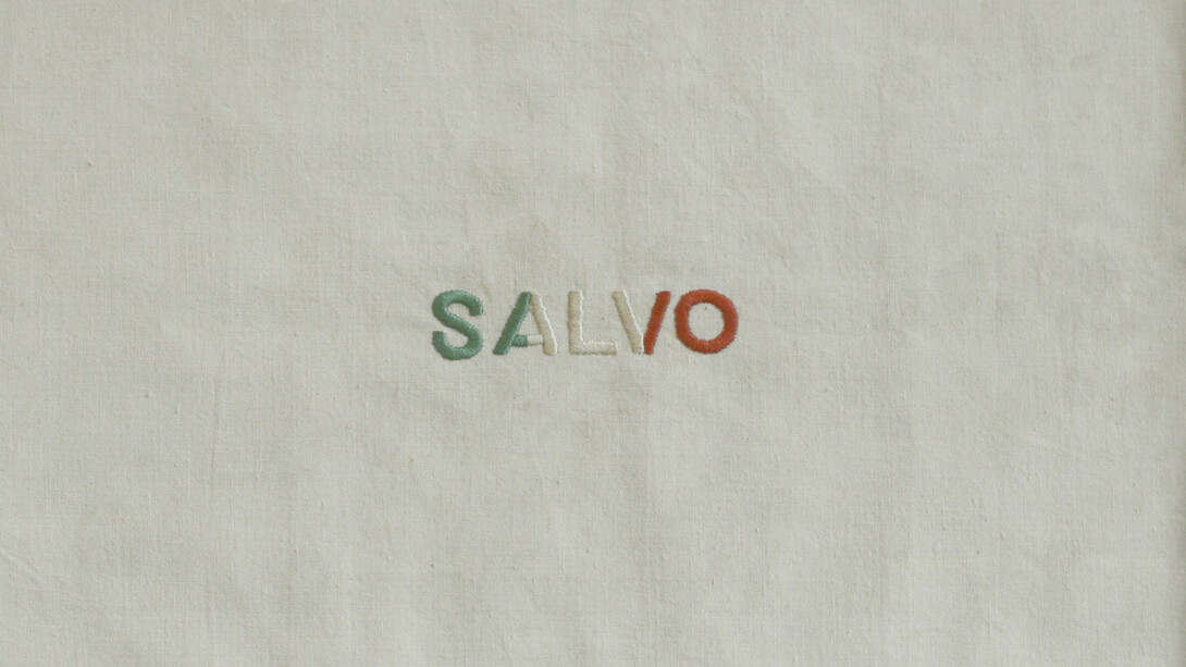 Salvo tricolore,1971. Courtesy of Galleria In Arco 