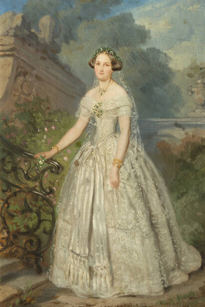 Josef Mánes, Study for a Portrait of Isabella Silva-Tarouca, 1850. Courtesy of Národní galerie Praha