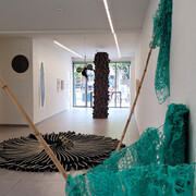 Karin van Dam, Terrestrial belts, exhibition view. Courtesy of Galerie Maurits van de Laar