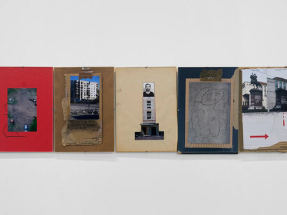 Sasha Kurmaz et Danylo Halkin, Liturgie des jours, vue d'exposition. Avec l'aimable autorisation de La Patinoire Royale