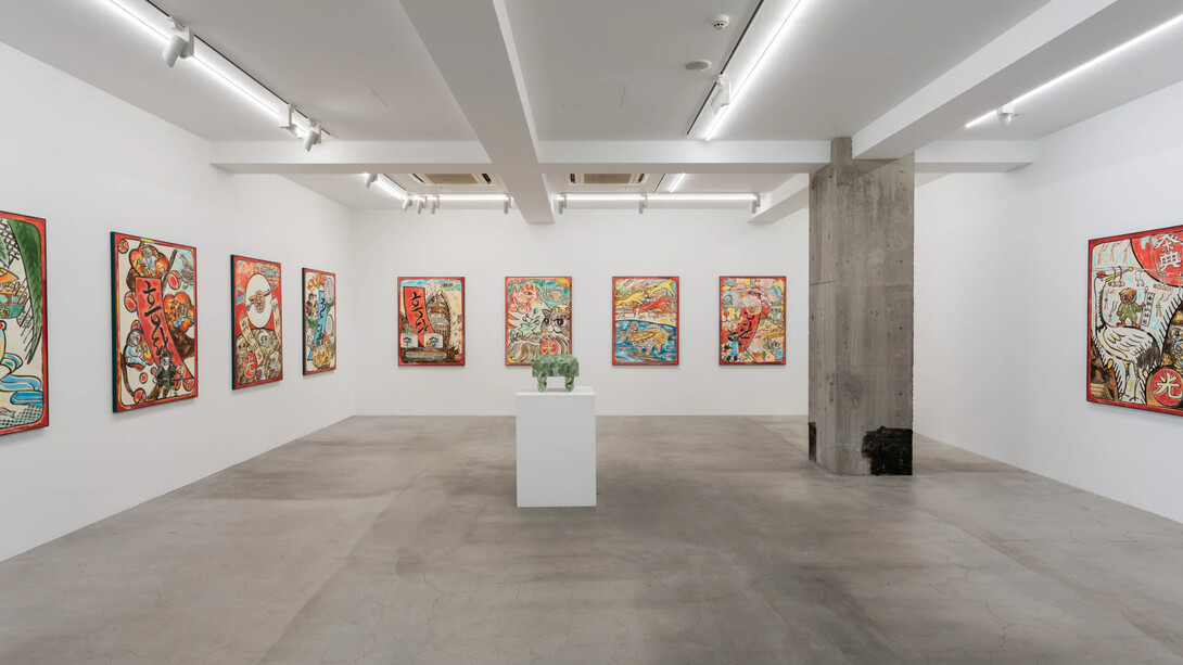 Nobuaki Takekawa, Cat's Ashio Copper mine - Light and darkness, exhibition view. Courtesy of Ota Fine Arts